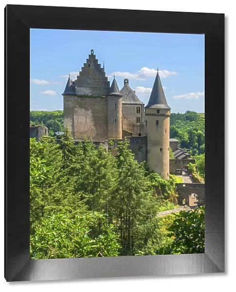 View at Vianden Castle, Kanton Vianden, Luxembourg