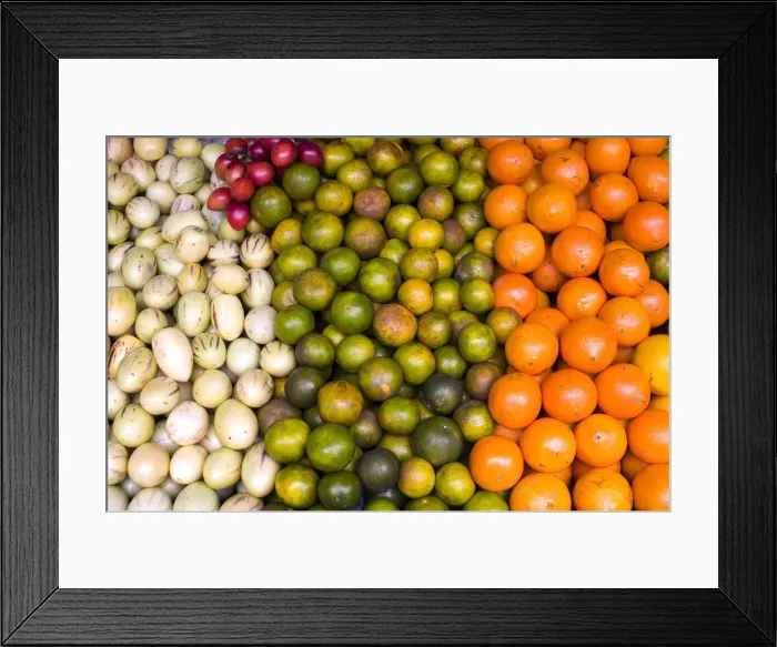 Framed Print : Fruits on a market, Cameron Highlands, Malaysia Framed Print : Fruits on a market, Cameron Highlands, Malaysia
