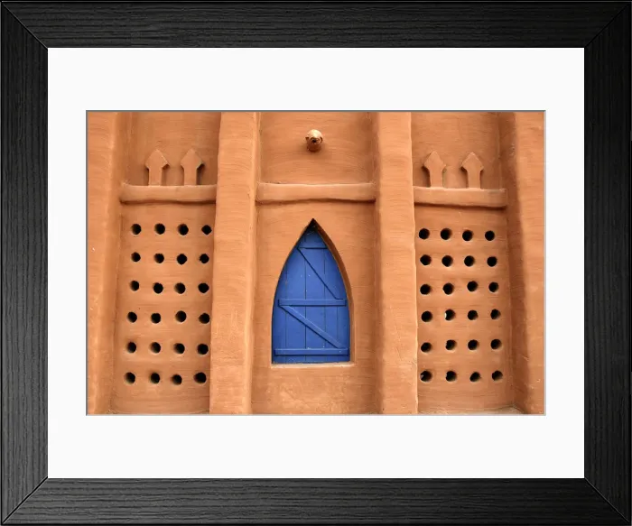 Framed Print : House of Segou. Mali, West Africa