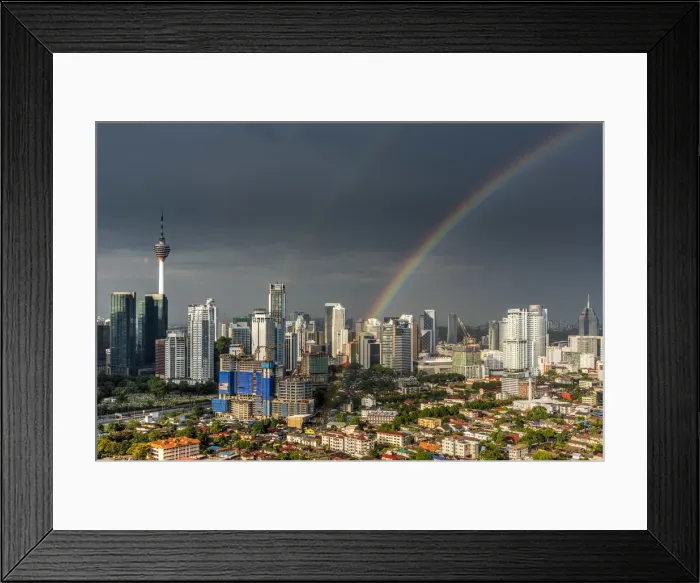 Framed Print : City skyline, Kuala Lumpur, Malaysia Framed Print : City skyline, Kuala Lumpur, Malaysia