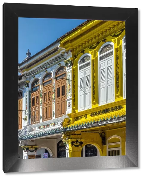 Historical colonial building, Jonker Street, Malacca City, Malaysia