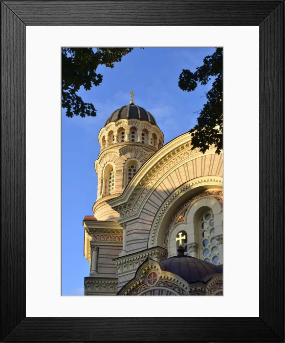 Framed Print : The Nativity of Christ Orthodox Cathedral. Riga, Latvia Framed Print : The Nativity of Christ Orthodox Cathedral. Riga, Latvia