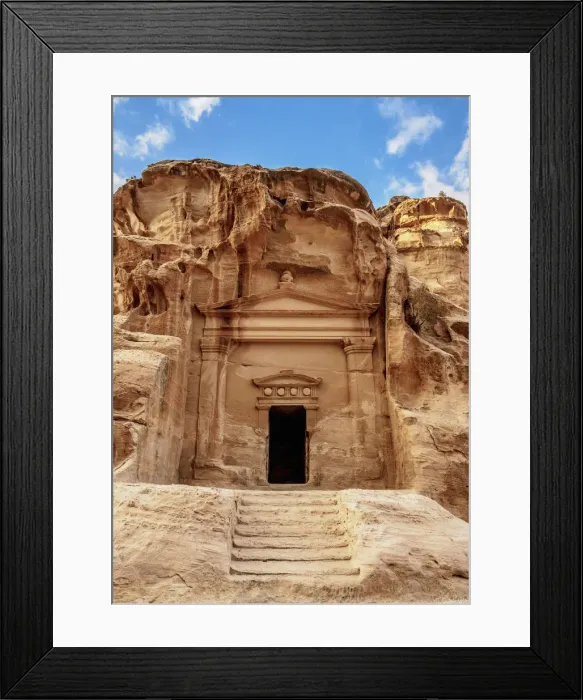 Framed Print : Little Petra, Siq al-Barid, Ma an Governorate, Jordan