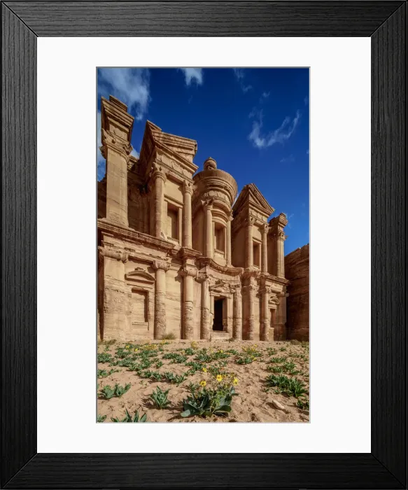 Framed Print : The Monastery, Ad-Deir, Petra, Ma an Governorate, Jordan Framed Print : The Monastery, Ad-Deir, Petra, Ma an Governorate, Jordan