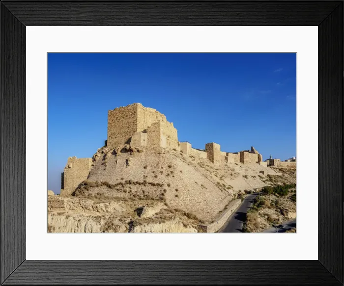 Framed Print : Kerak Castle, Al-Karak, Karak Governorate, Jordan Framed Print : Kerak Castle, Al-Karak, Karak Governorate, Jordan