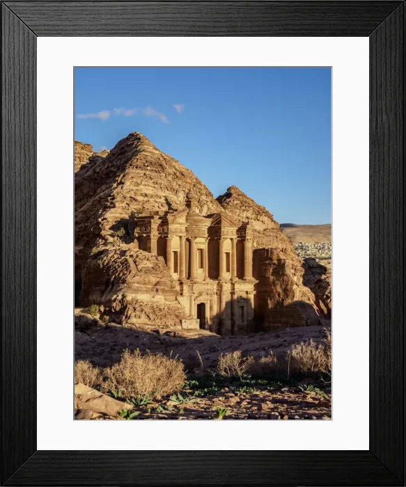 Framed Print : The Monastery, Ad-Deir, Petra, Ma an Governorate, Jordan Framed Print : The Monastery, Ad-Deir, Petra, Ma an Governorate, Jordan