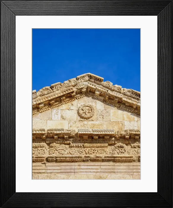 Framed Print : Hadrains Arch, detailed view, Jerash, Jerash Governorate, Jordan Framed Print : Hadrains Arch, detailed view, Jerash, Jerash Governorate, Jordan