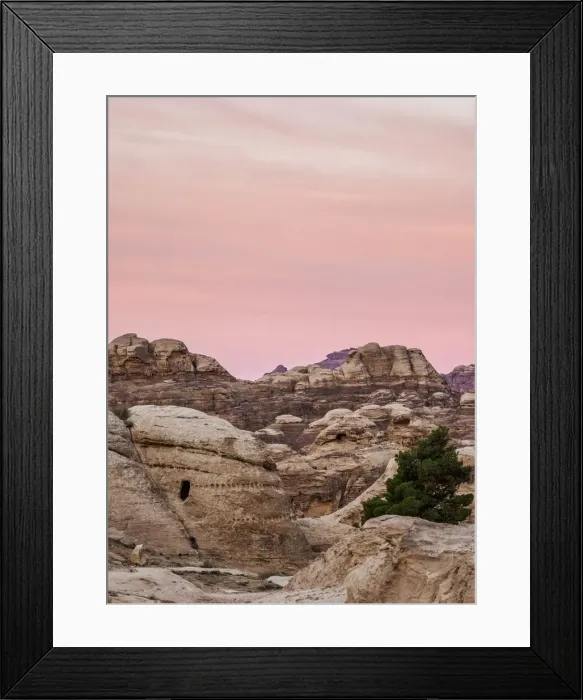 Framed Print : Petra Caves at dawn, Ma an Governorate, Jordan Framed Print : Petra Caves at dawn, Ma an Governorate, Jordan