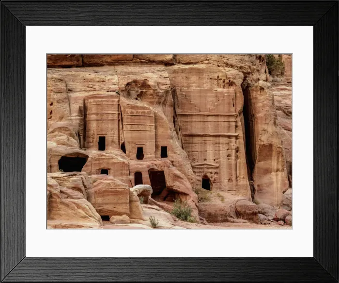 Framed Print : Street of Facades, Petra, Ma an Governorate, Jordan Framed Print : Street of Facades, Petra, Ma an Governorate, Jordan