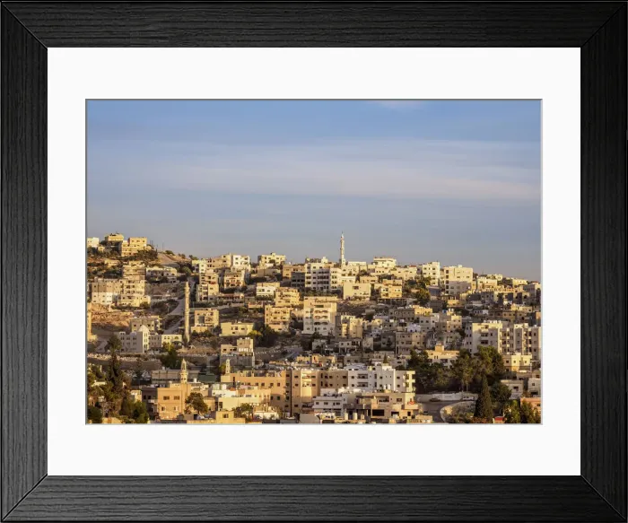 Framed Print : Jerash Skyline, Jerash Governorate, Jordan