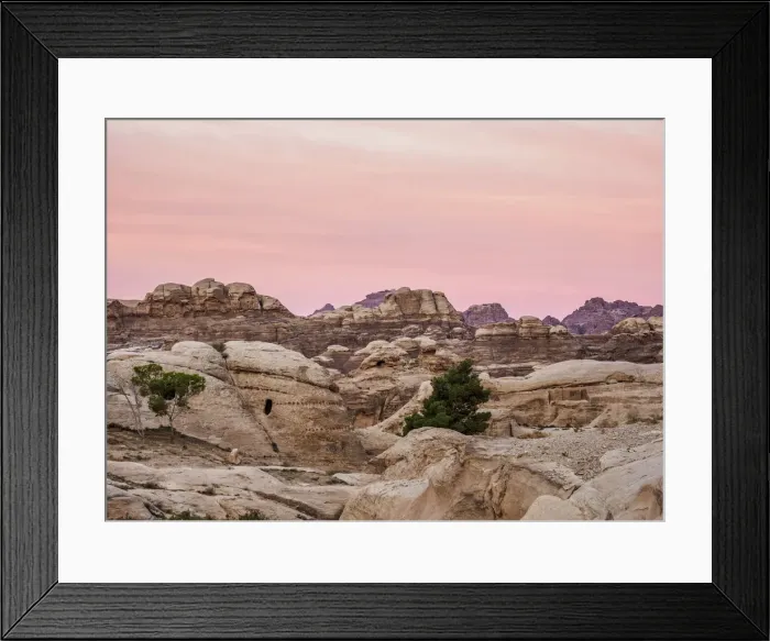 Framed Print : Petra Caves at dawn, Ma an Governorate, Jordan Framed Print : Petra Caves at dawn, Ma an Governorate, Jordan