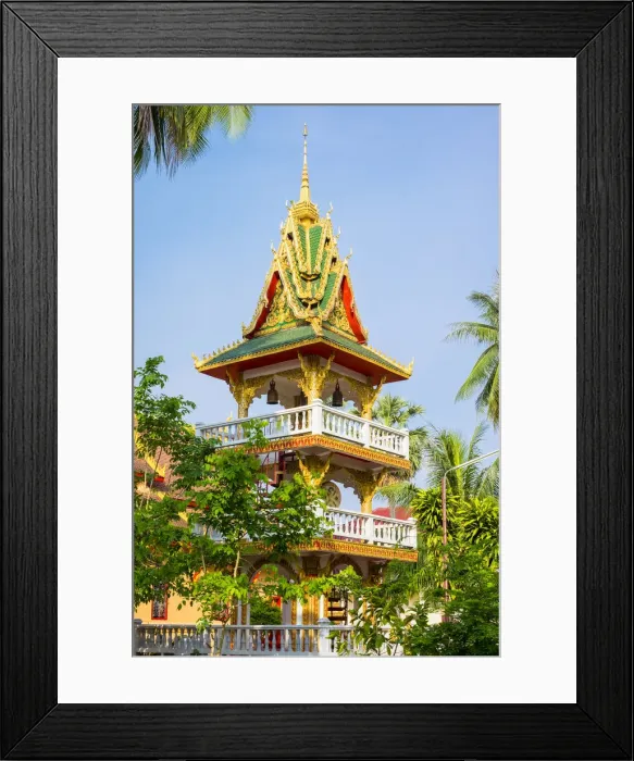 Framed Print : Wat Ong Teu Mahawihan buddhist temple, Vientiane, Laos Framed Print : Wat Ong Teu Mahawihan buddhist temple, Vientiane, Laos