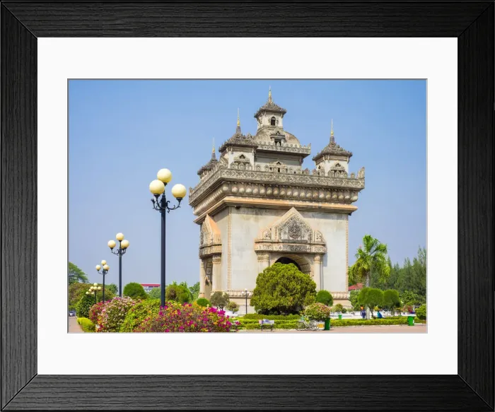 Framed Print : Patuxi or Victory Gate monument, Vientiane, Laos Framed Print : Patuxi or Victory Gate monument, Vientiane, Laos
