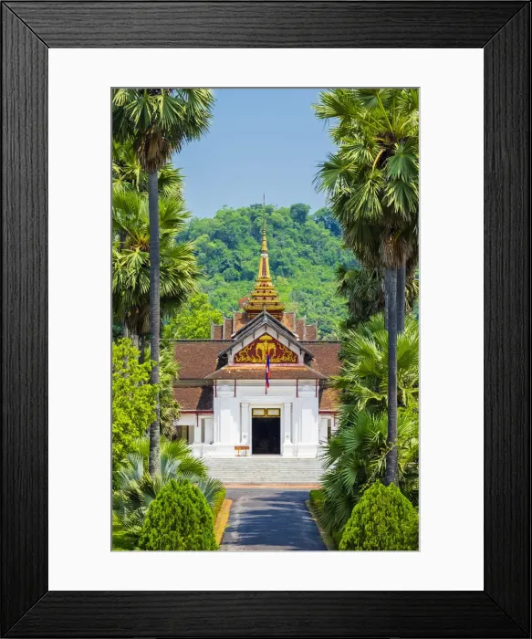 Framed Print : Royal Palace Museum in Luang Prabang, Louangphabang Province, Laos Framed Print : Royal Palace Museum in Luang Prabang, Louangphabang Province, Laos