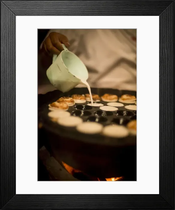 Framed Print : Food stall, Luang Prabang, Laos, Indochina, Asia
