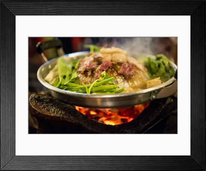 Framed Print : Korean BBQ Restaurant, Luang Prabang, Laos, Indochina, Asia Framed Print : Korean BBQ Restaurant, Luang Prabang, Laos, Indochina, Asia