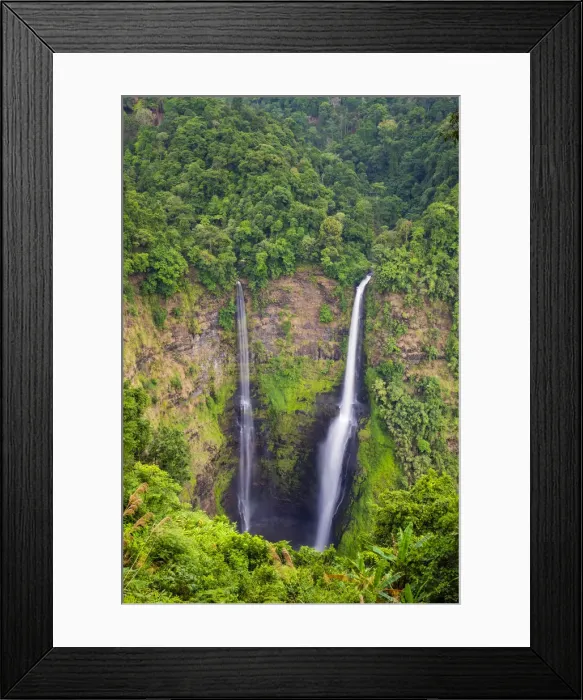 Framed Print : Tad Fan waterfalls, near Paksong, Bolaven Plateau, Champasak Province, Laos Framed Print : Tad Fan waterfalls, near Paksong, Bolaven Plateau, Champasak Province, Laos