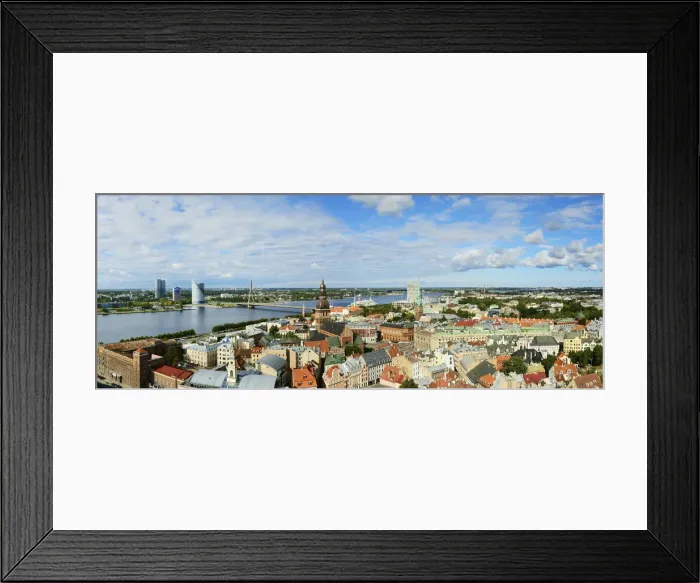 Framed Print : The Old Town, a Unesco World Heritage Site, and the Daugava river. Riga, Latvia Framed Print : The Old Town, a Unesco World Heritage Site, and the Daugava river. Riga, Latvia