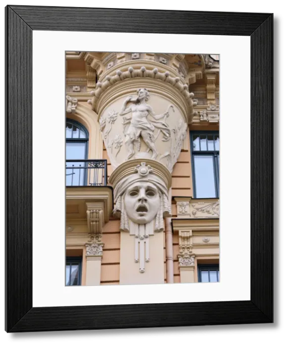 Framed Print : Art Nouveau architecture (Jugendstil architecture) by Mikhail Eisenstein Framed Print : Art Nouveau architecture (Jugendstil architecture) by Mikhail Eisenstein