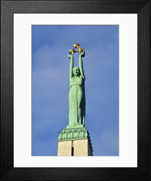 Framed Print : Freedom Monument. Riga, Latvia