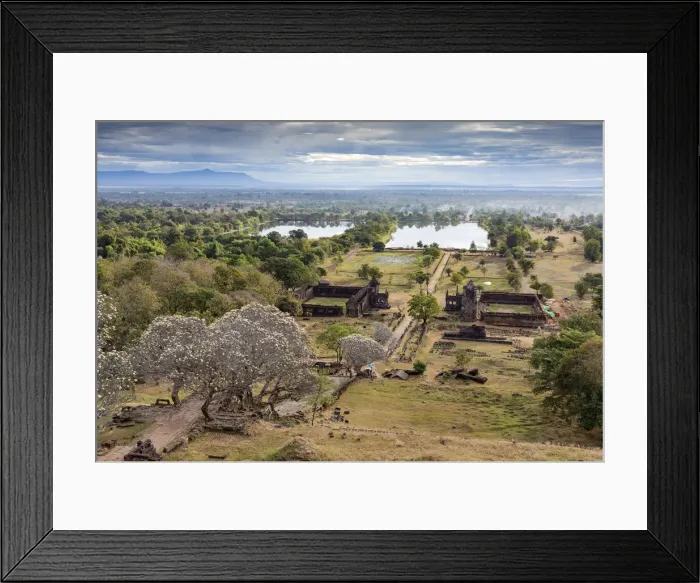 Framed Print : Vat Phou or Wat Phu, a ruined Khmer temple complex in southern Laos, Champasak Province Framed Print : Vat Phou or Wat Phu, a ruined Khmer temple complex in southern Laos, Champasak Province