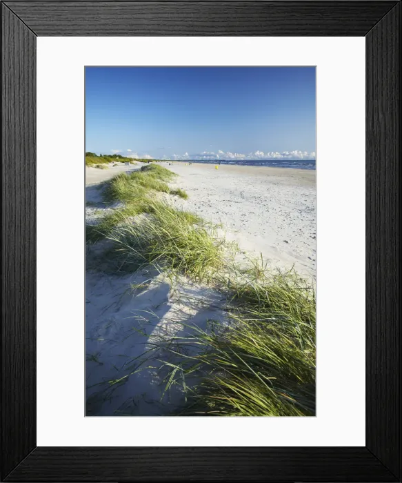 Framed Print : Liepaja blue flag beach, Liepaja, Latvia