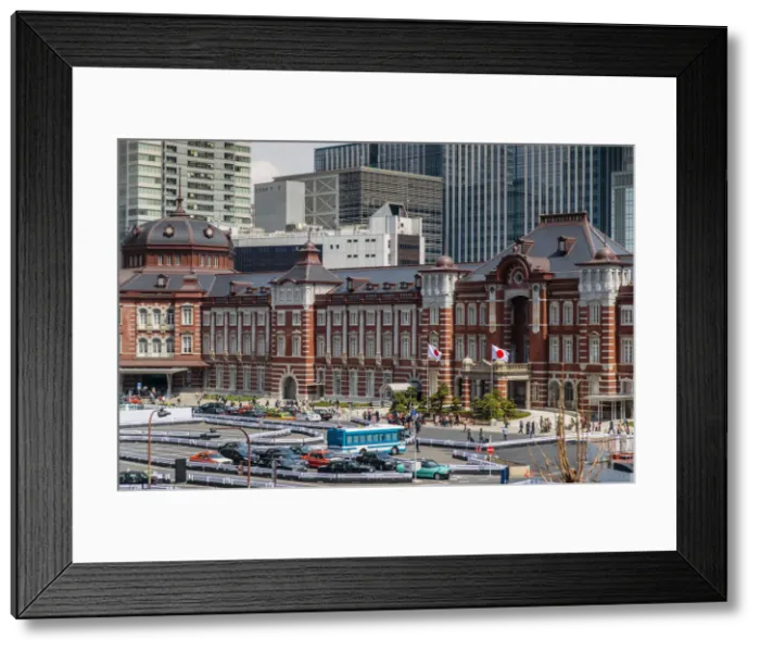 Framed Print : Tokyo station building, Tokyo, Japan Framed Print : Tokyo station building, Tokyo, Japan