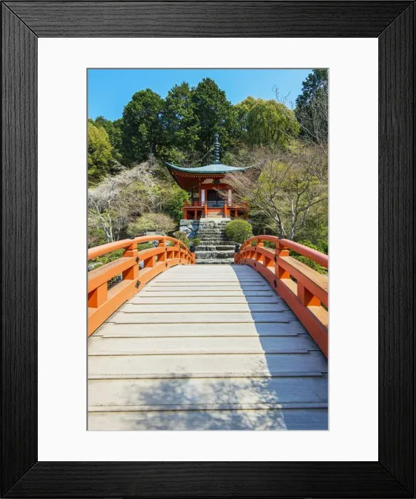 Framed Print : Benten-do temple located within the Daigo-ji temple area, Kyoto, Japan Framed Print : Benten-do temple located within the Daigo-ji temple area, Kyoto, Japan