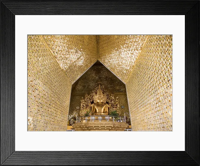 Framed Print : Mandalay, Myanmar. Details of the Kuthodaw pagoda Framed Print : Mandalay, Myanmar. Details of the Kuthodaw pagoda