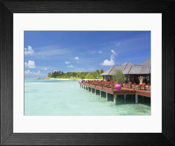 Framed Print : Olhuveli Beach and Spa Resort, South Male Atoll, Kaafu Atoll, Maldives (PR) Framed Print : Olhuveli Beach and Spa Resort, South Male Atoll, Kaafu Atoll, Maldives (PR)