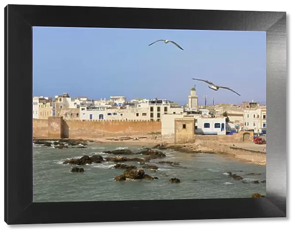 The walled city of Essaouira, a Unesco World Heritage Site, facing the vast Atlantic