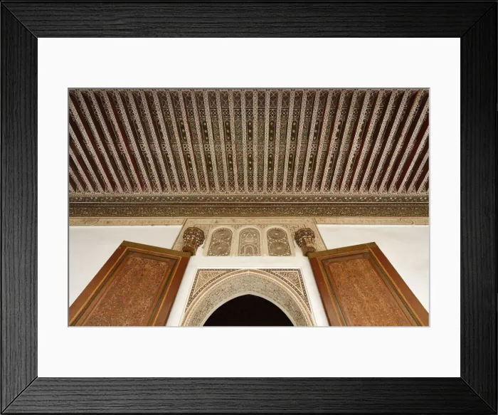Framed Print : The Bahia Palace was built in the late 19th century and it was intended to capture Framed Print : The Bahia Palace was built in the late 19th century and it was intended to capture