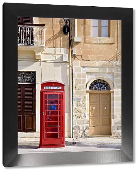 Telephone box, Marsaxlokk, Malta