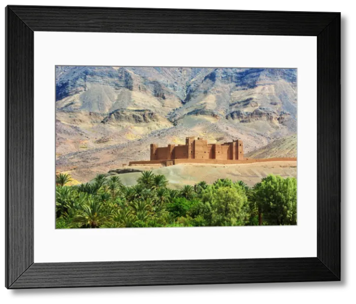Framed Print : A magnificent 16th century Kasbah, Timiderte. Draa Valley Framed Print : A magnificent 16th century Kasbah, Timiderte. Draa Valley