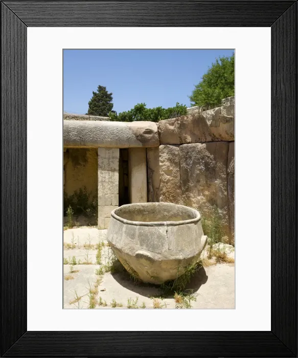 Framed Print : Tarxien Temple, Malta Framed Print : Tarxien Temple, Malta