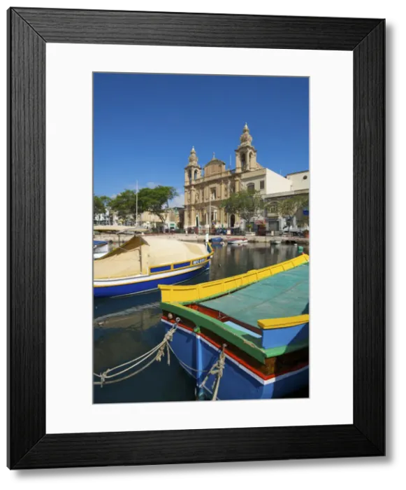 Framed Print : Msida Creek in Valletta, Malta Framed Print : Msida Creek in Valletta, Malta