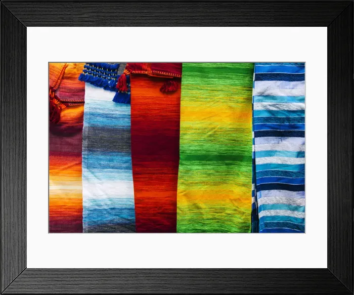 Framed Print : Traditional rugs for sale, Chefchaouen, Morocco Framed Print : Traditional rugs for sale, Chefchaouen, Morocco