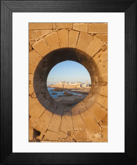 Framed Print : Essaouira, Morocco. Sunset from the walls Framed Print : Essaouira, Morocco. Sunset from the walls