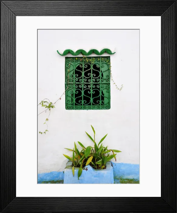 Framed Print : Window of the Tanger medina. Morocco Framed Print : Window of the Tanger medina. Morocco