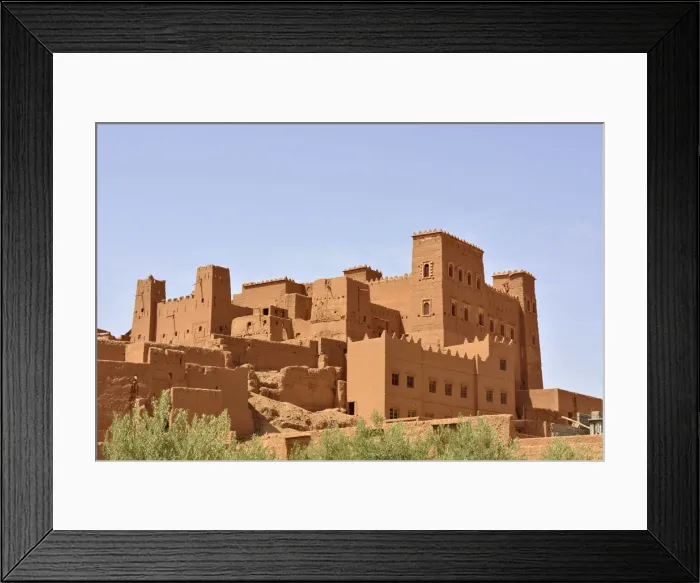 Framed Print : Ouled Otmane Kasbah, Draa Valley. Morocco