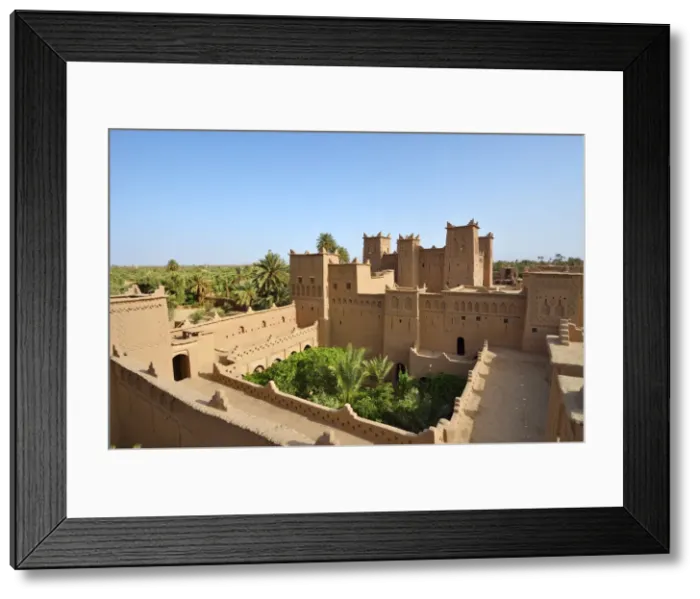 Framed Print : The 17th century Amerhidil kasbah, Skoura. Morocco
