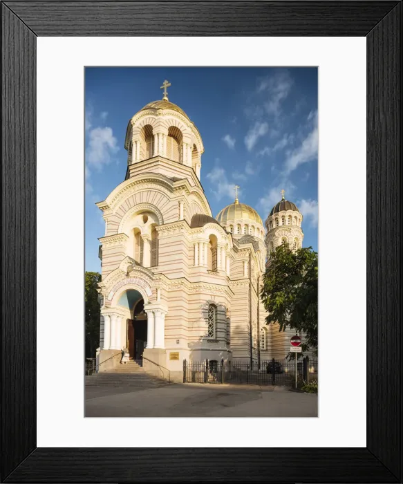 Framed Print : Exterior of Riga Nativity for Christ Orthodox Cathedral, Riga, Latvia, Baltic States Framed Print : Exterior of Riga Nativity for Christ Orthodox Cathedral, Riga, Latvia, Baltic States