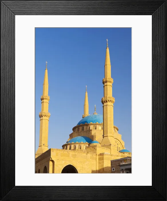 Framed Print : Lebanon, Beirut. Mohammed Al-Amin Mosque Framed Print : Lebanon, Beirut. Mohammed Al-Amin Mosque