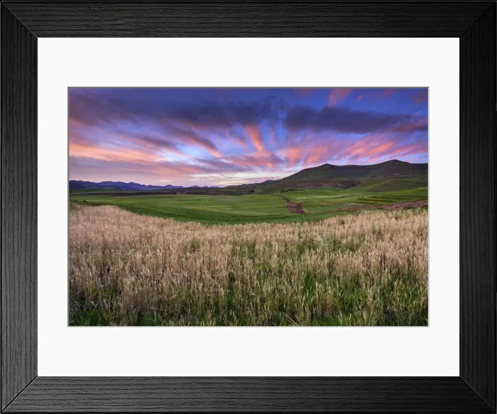 Framed Print : Africa, Southern Africa, Maseru District, Lesotho, sunrise near Semonkong Framed Print : Africa, Southern Africa, Maseru District, Lesotho, sunrise near Semonkong