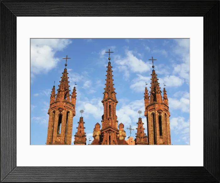 Framed Print : Lithuania, Vilnius, St Annes Church Framed Print : Lithuania, Vilnius, St Annes Church