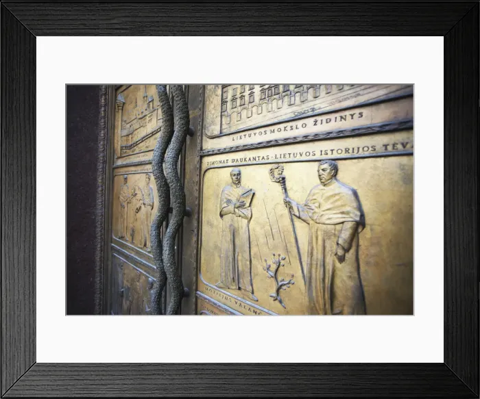 Framed Print : Lithuania, Vilnius, Decorative Doors Of Vilnius University Framed Print : Lithuania, Vilnius, Decorative Doors Of Vilnius University