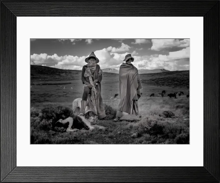 Framed Print : Africa, Southern Africa, Maseru District, Lesotho, Semonkong, sheep herder Framed Print : Africa, Southern Africa, Maseru District, Lesotho, Semonkong, sheep herder