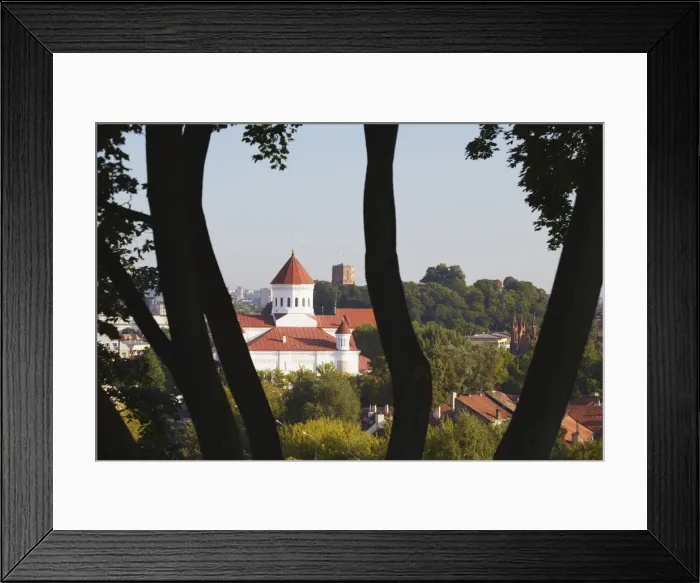 Framed Print : Lithuania, Vilnius, View Of Church Of The Holy Mother Of God Framed Print : Lithuania, Vilnius, View Of Church Of The Holy Mother Of God