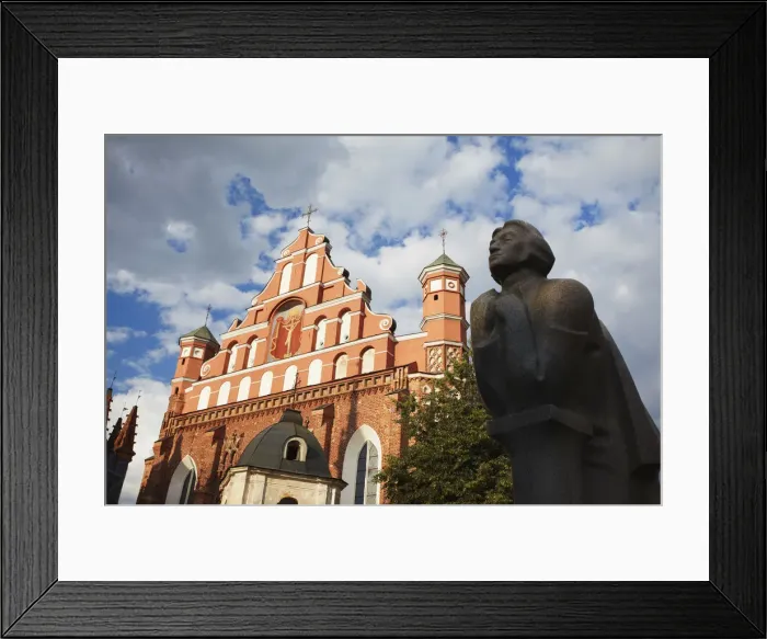 Framed Print : Lithuania, Vilnius, Bernadine Church Framed Print : Lithuania, Vilnius, Bernadine Church