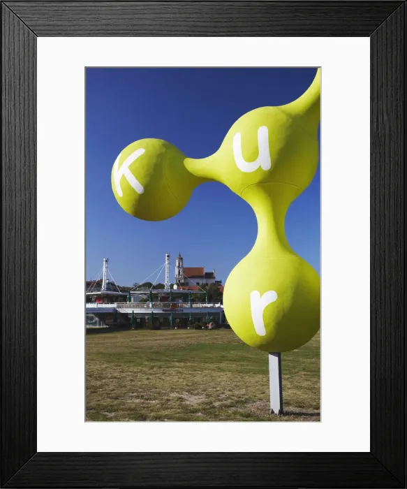 Framed Print : Lithuania, Vilnius, Modern Art For City Of Culture Framed Print : Lithuania, Vilnius, Modern Art For City Of Culture